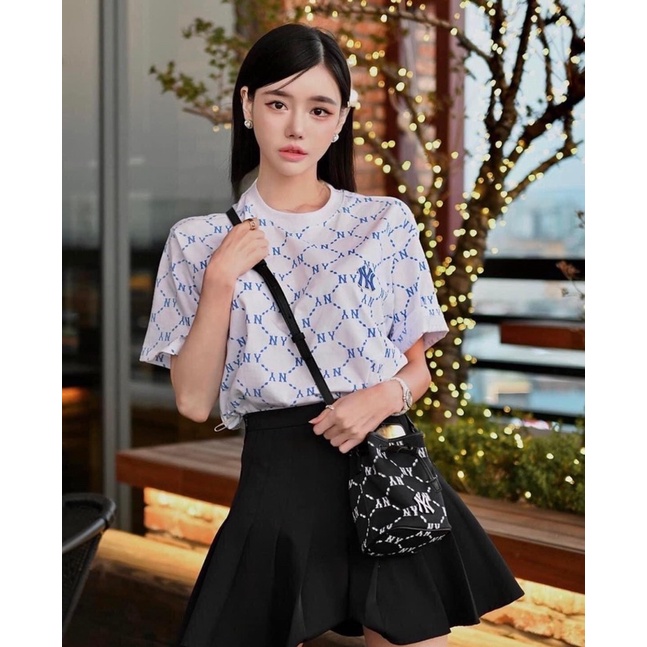 Áo tee MLB monogram ss22