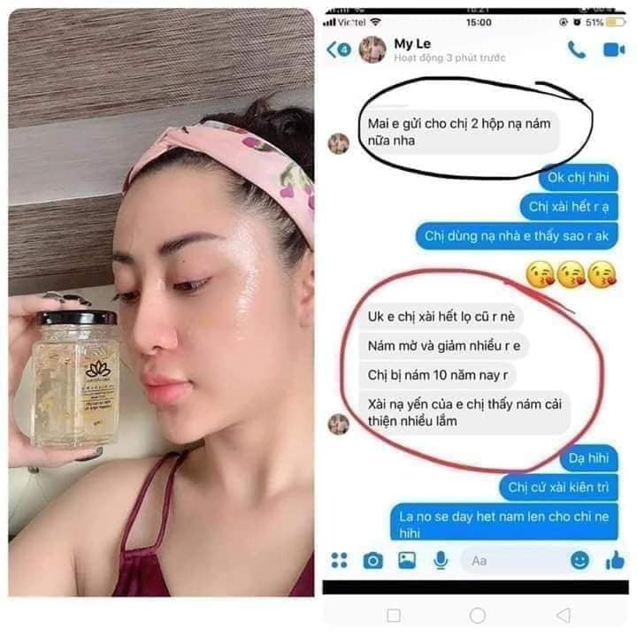 Mặt nạ Ngủ Tổ Yến Tinh Chất Hoa Hồng trắng da, mờ thâm, thải độc, dịu dị ứng, se lỗ chân lông | BigBuy360 - bigbuy360.vn