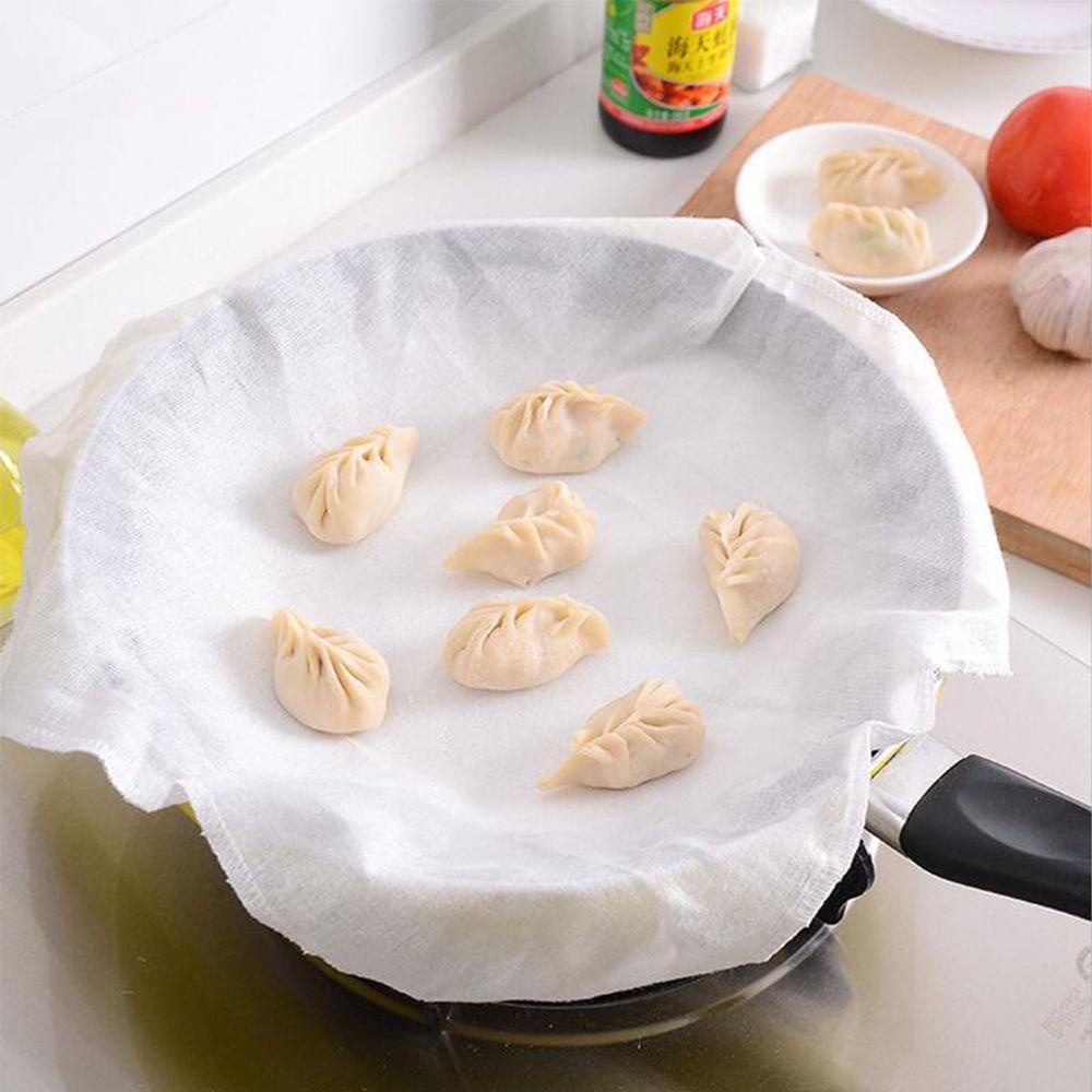 3 Miếng Vải Lót Bánh Bao Hấp Chất Lượng Cao Kích Thước 32 * 32 Cm