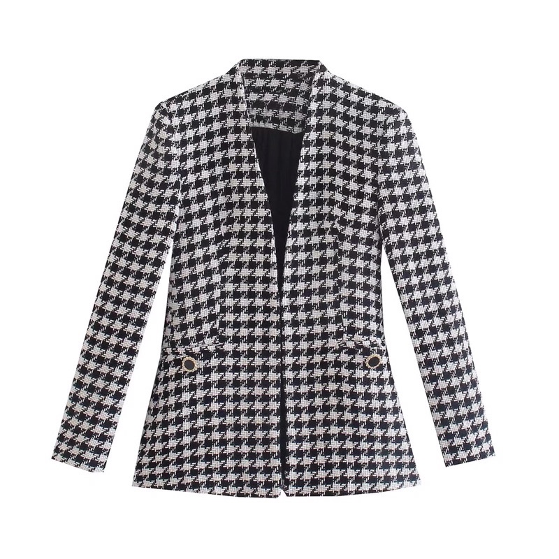 [FREESHIP - HÀNG LOẠI 1] ÁO VEST ZÍC ZẮC GHI ĐEN BLAZER HOT HIT