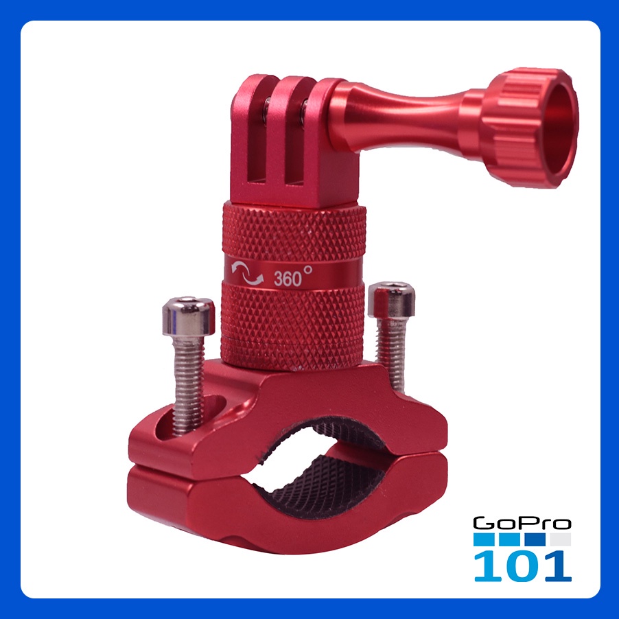 Kẹp ghi đông kim loại xoay 360 độ dùng cho Gopro, Sjcam, Xiaomi - Gopro101 - inoxnamkim