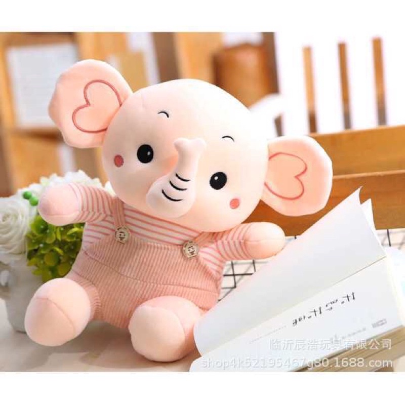 Voi con nhồi bông cao cấp- Voi nhồi bông cao cấp kích thước 25cm