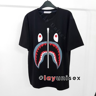 Áo thun tay lỡ Bape - Bape shark tee