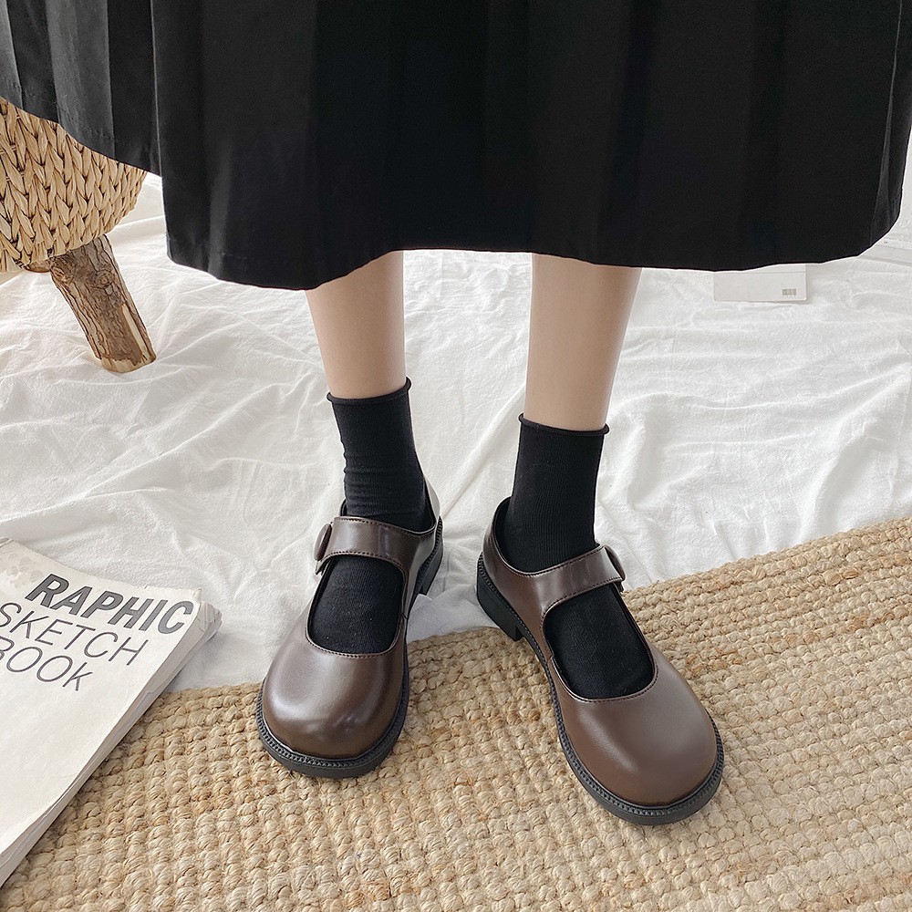 Giày búp bê mũi tròn đế mềm phong cách thời trang dễ thương cho bé gái | BigBuy360 - bigbuy360.vn