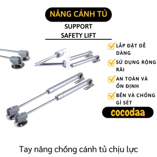 Tay Nâng Cánh Tủ - Tay Thủy Lực Nâng Đẩy Cửa Hỗ Trợ An Toàn 100N 5188 [FREESHIP]