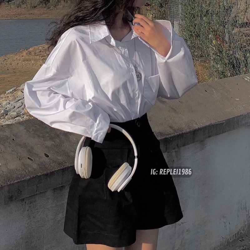 [ẢNH THẬT ĐỘC QUYỀN REPLEI1986] Áo sơmi túi gập