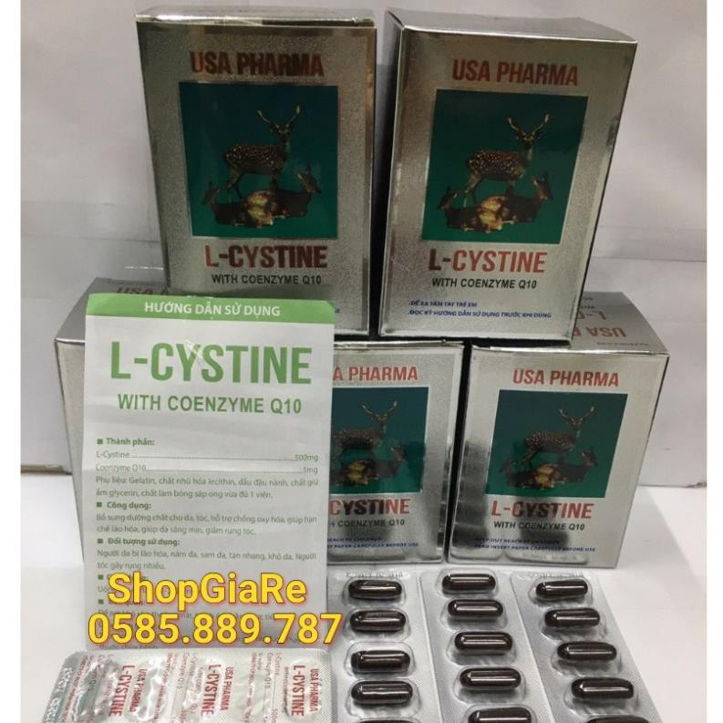 L cystine bổ sung dưỡng chất cho tóc, da hộp 60 viên
