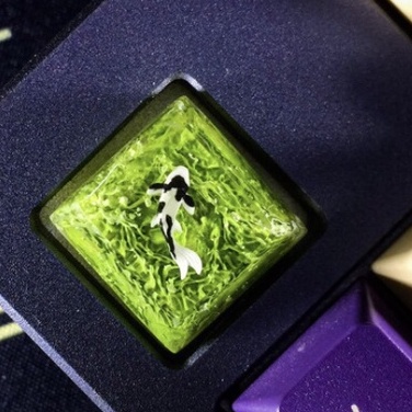 Keycap. Cá koi trang trí keycap, nail, handmade đa dạng thể loại thủ công.