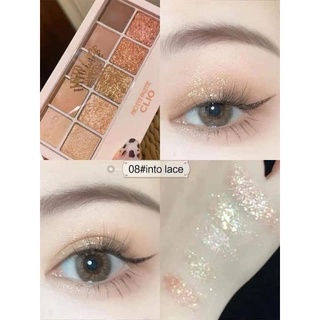 Phấn mắt CLIO 08 Into Lace tone cam ấm