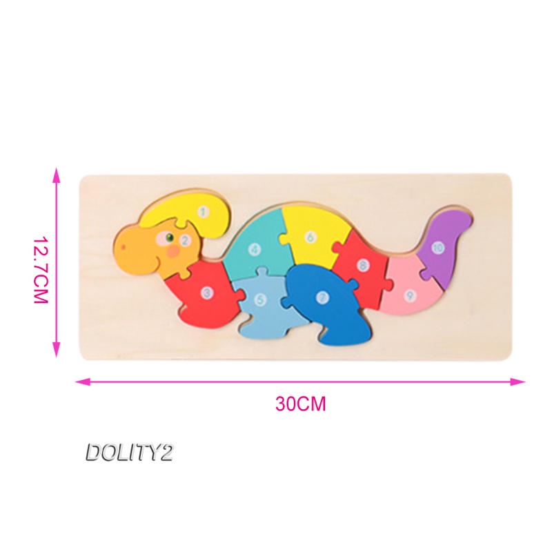 Bộ Đồ Chơi Ghép Hình 3D Bằng Gỗ 2 Mảnh Cho Bé 1 2 3 Tuổi
