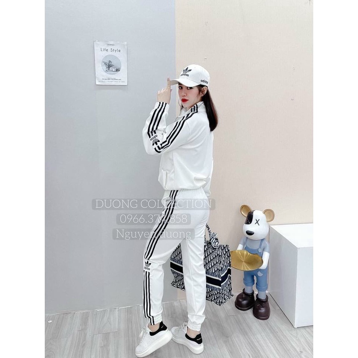 Sét đồ bộ nữ,sét bộ thu đông dài tay phối viền sọc siêu hot