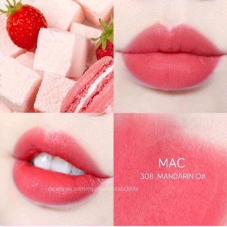 Son mac 308 mandarin hồng cam san hô