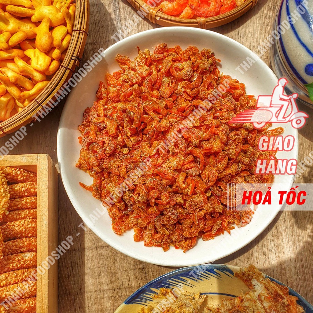 Tôm Sấy Khô (Tôm Khô) Lon 300Gram &amp; Túi 500Gram (Hút Chân Không)