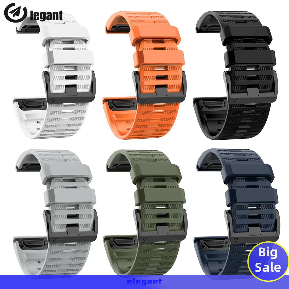 Dây Đeo Silicon Thay Thế Cho Đồng Hồ Thông Minh Garmin Fenix 6 5 Forerunner 935 Quatix 5 Instinct