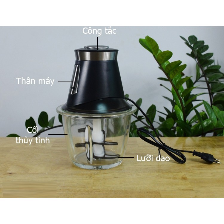 Máy Xay Thịt 2 Lưỡi Dao Kép Tiross TS5248 - 1.2L - Hàng Chính Hãng