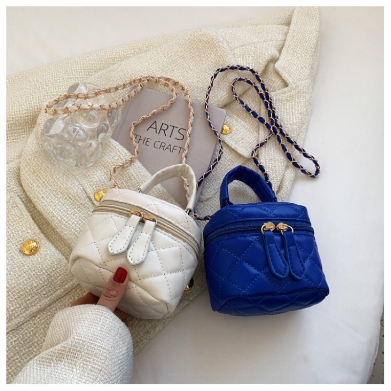 Túi đeo chéo nữ hình hộp mini thời trang sành điệu