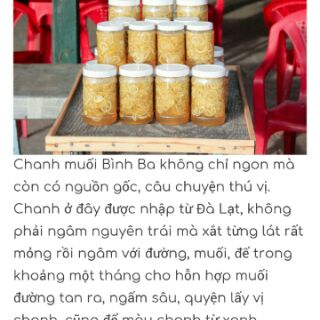 Chanh Muối Lát Mr.Hồ