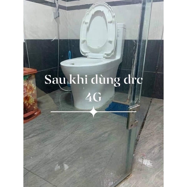 Dung dịch tẩy rửa cặn canxi vách kính nước tẩy vòi sen inox 300ml tặng chổi