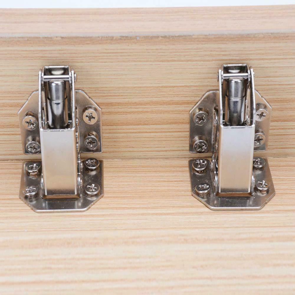 JANE 2 Sets New Concealed Hinge Easy Mount Steel Hinges Door Hinges 90 Degree Spacer Plates High Quality Sprung Or Unsprung Kitchen Cabinet Cupboard