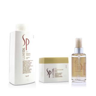  GỘI HẤP, TINH DẦU DƯỠNG TÓC WELLA SP LUXEOIL KERATIN 1000ML