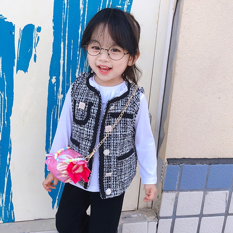 Túi Xách Tay Đeo Chéo Vai Dây Xích Màu Kẹo Đính Ngọc Trai Cho Nữ