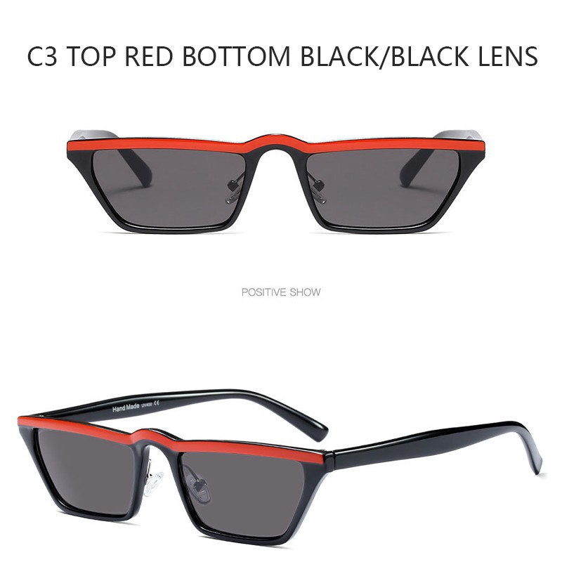 Kính mát thời trang gọng chữ nhật thiết kế độc đáo