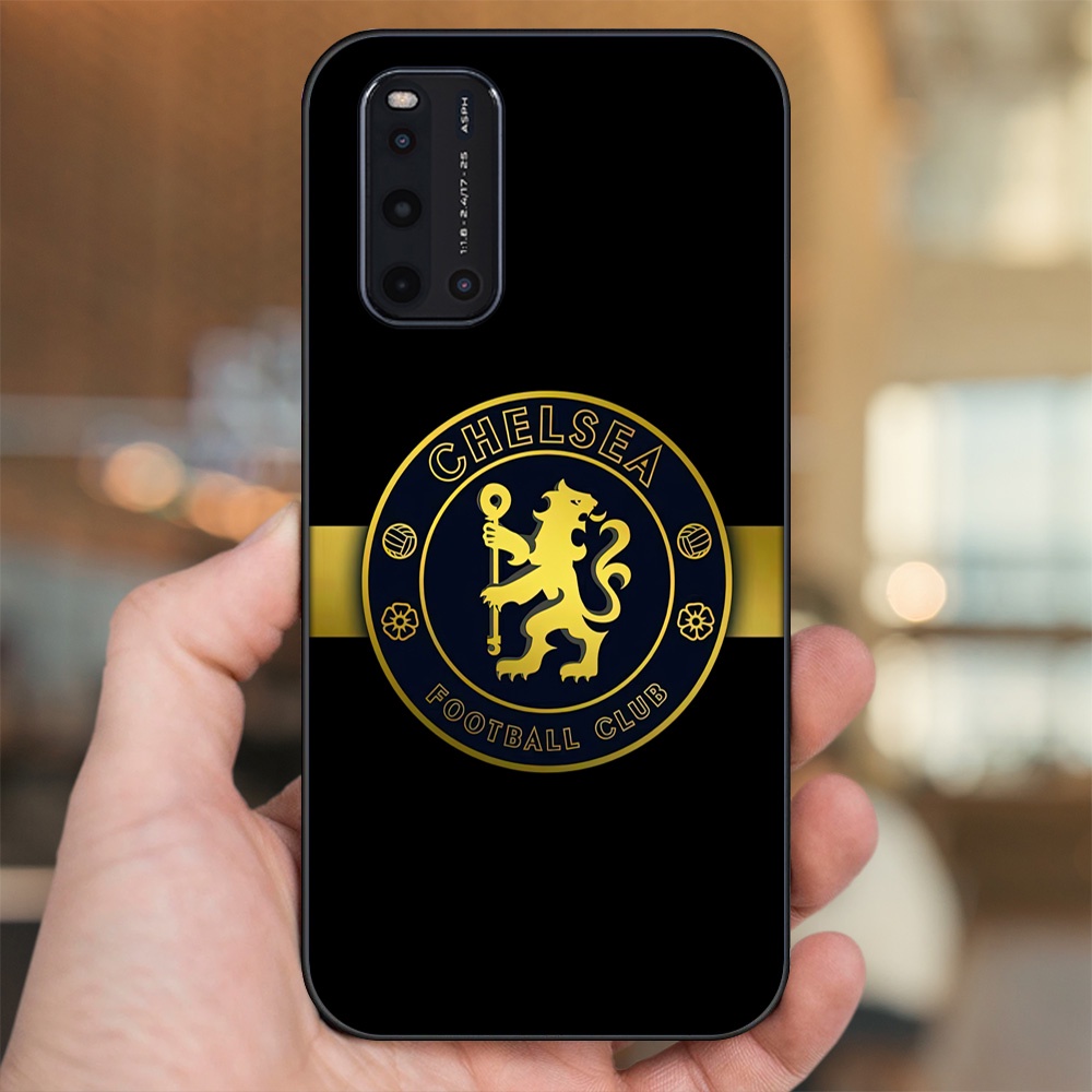 Ốp lưng Vivo V19 viền đen in hình Chelsea FC