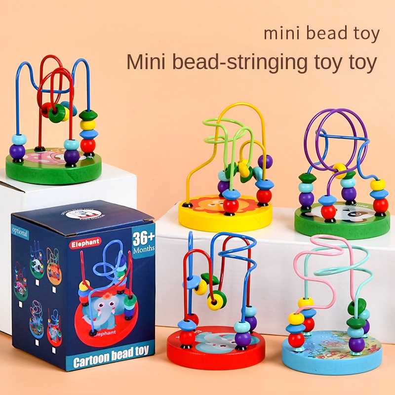 Đồ Chơi Hạt Gỗ mini Nhiều Màu Sắc Giáo Dục Sớm Cho Bé MY00245