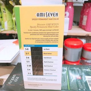 Thuốc nhuộm tóc Hàn Quốc Phủ Bạc Ami Seven 7 phút