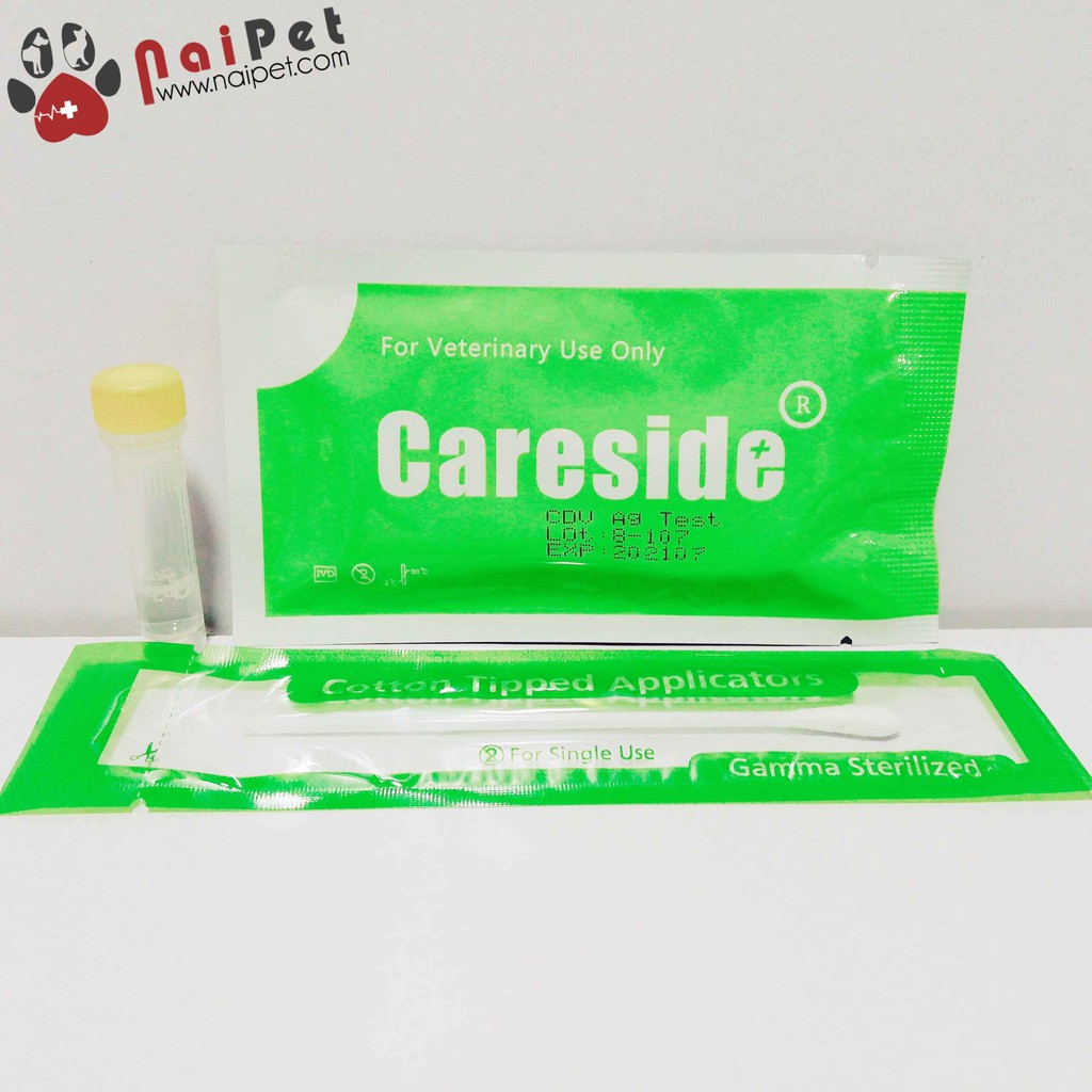 Que Test Bệnh Care CDV Và Parvo CPV Ở Chó Ag Test Kit Careside Của Hàn Quốc