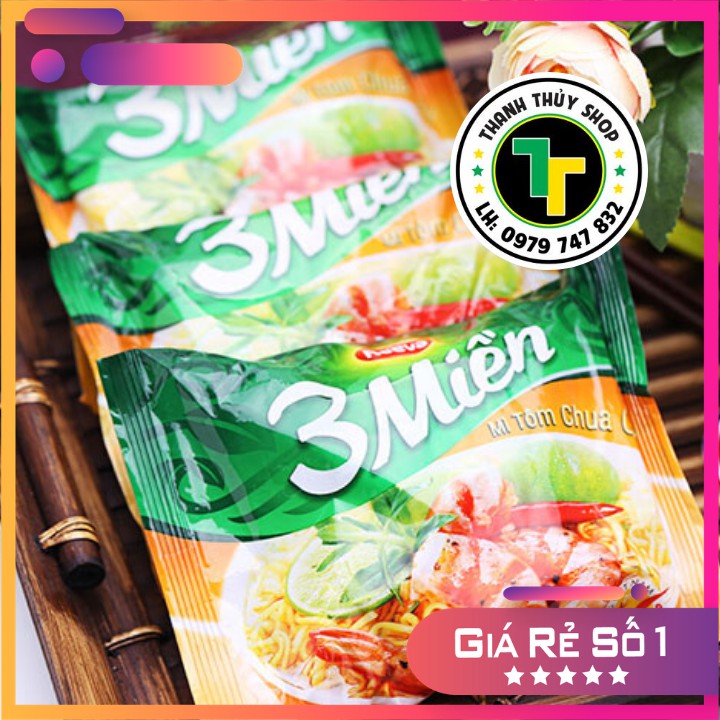 [Hỏa tốc] Thùng mì 30 gói Ba miền tôm chua cay siêu ngon date mới liên tục loại 65g | BigBuy360 - bigbuy360.vn