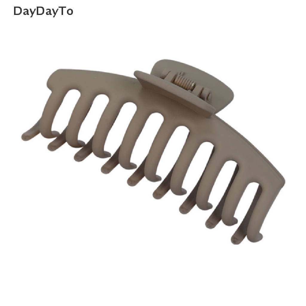DayDayTo Women Claw Clip Tough Multicolor Plastic Hair Claw Large Size Hair Clips Crab .