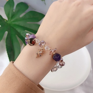 Vòng tay đá pha lê siêu lấp lánh màu kẹo hình one deer have you lấp lánh cho nữ