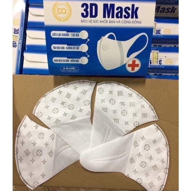 ộp Khẩu Trang 3D Unicharm Mask OEM - Hộp 50 Cái