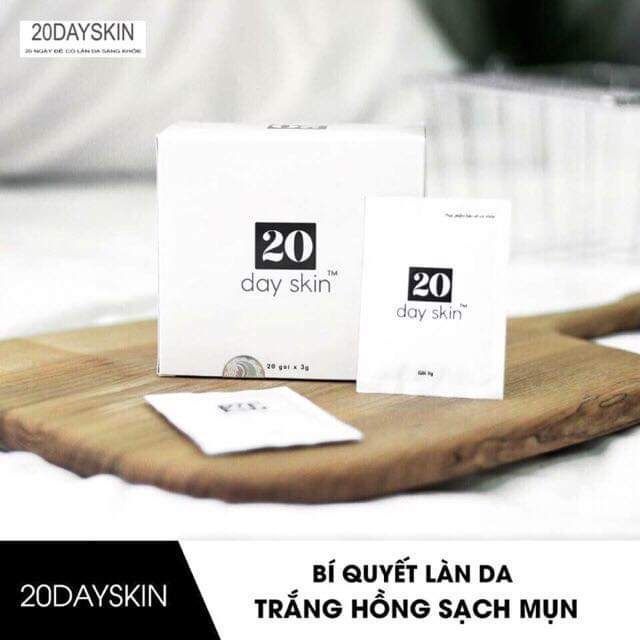 THỨC UỐNG ĐẸP DA 20DAY SKIN ( CHUẨN CTY _ SAI ĐỀN 1 TỶ)