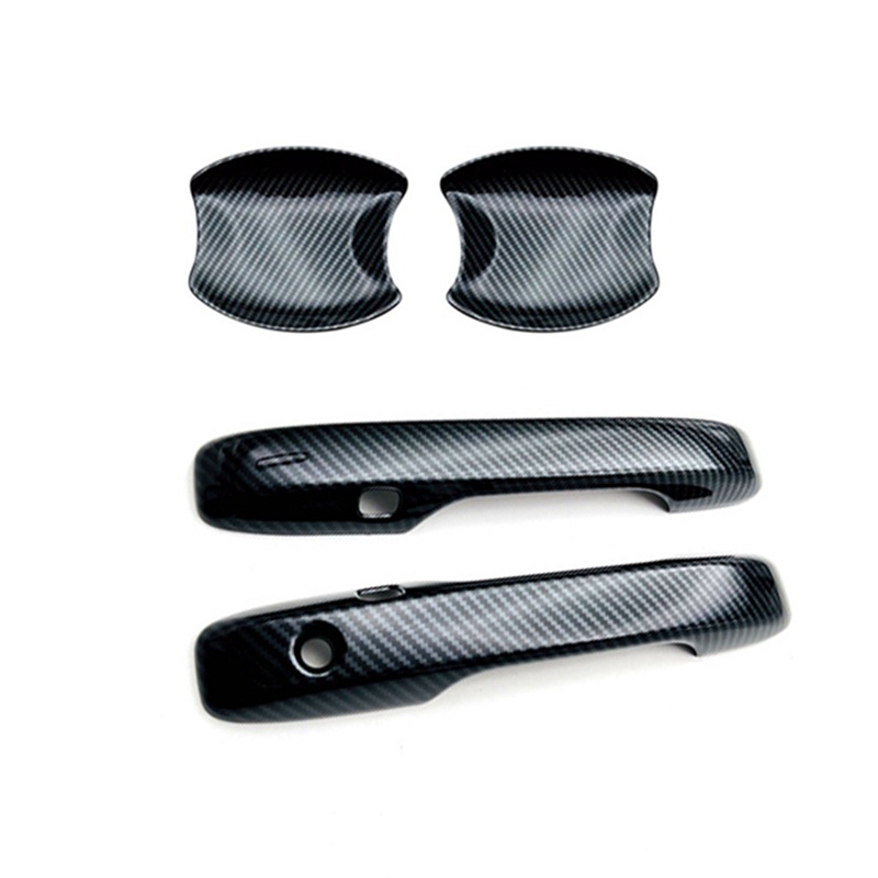 Miếng Dán Tay Nắm Cửa Trước Bằng Sợi Carbon Cho Xe Hơi Honda HRV HR-V Vezel 2021 2022 RHD