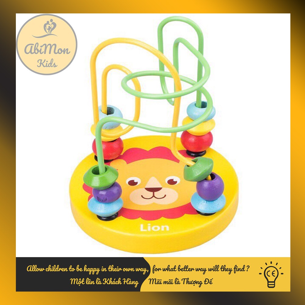 🌻 Bộ Luồn Hạt Bằng Gỗ Cho Bé ☘️ Montessori cao cấp ✨