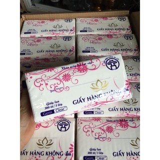 [Gu Store] KHĂN GIẤY RÚT 300 TỜ x 3 LỚP - Giấy Hàng Không