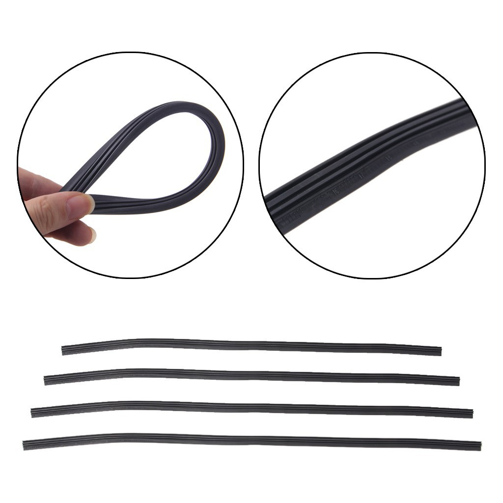 Thanh gạt cao su thay thế dành cho cần gạt nước kích thước 18 &quot; 22 &quot; 24 &quot; 28 &quot;