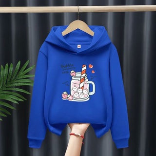 Áo hoodie tay dài dáng rộng in hình thỏ hoạt hình thoải mái thời trang - ảnh sản phẩm 7