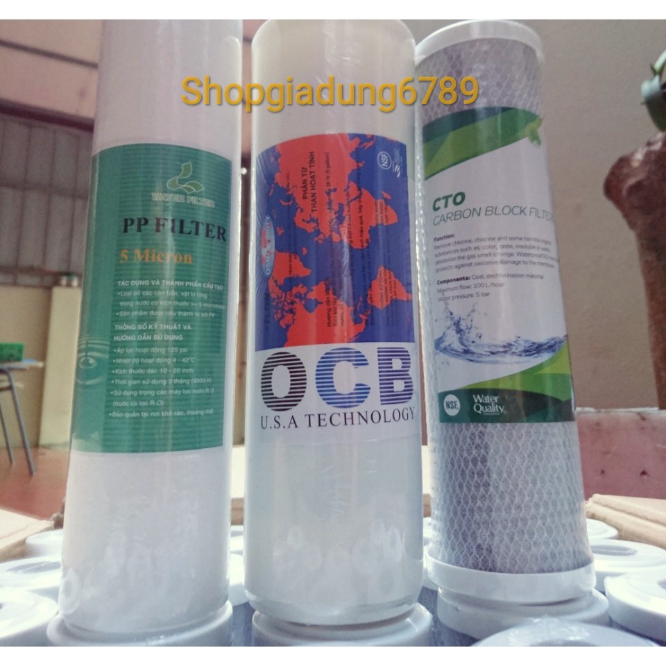 Lõi Lọc Nước PP NESCA Số 1 2 3 - Cho Các Loại Máy Lọc Nước RO