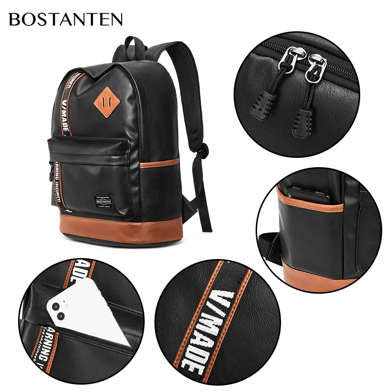 Bostanten Mens Fashion Backpack School Bag