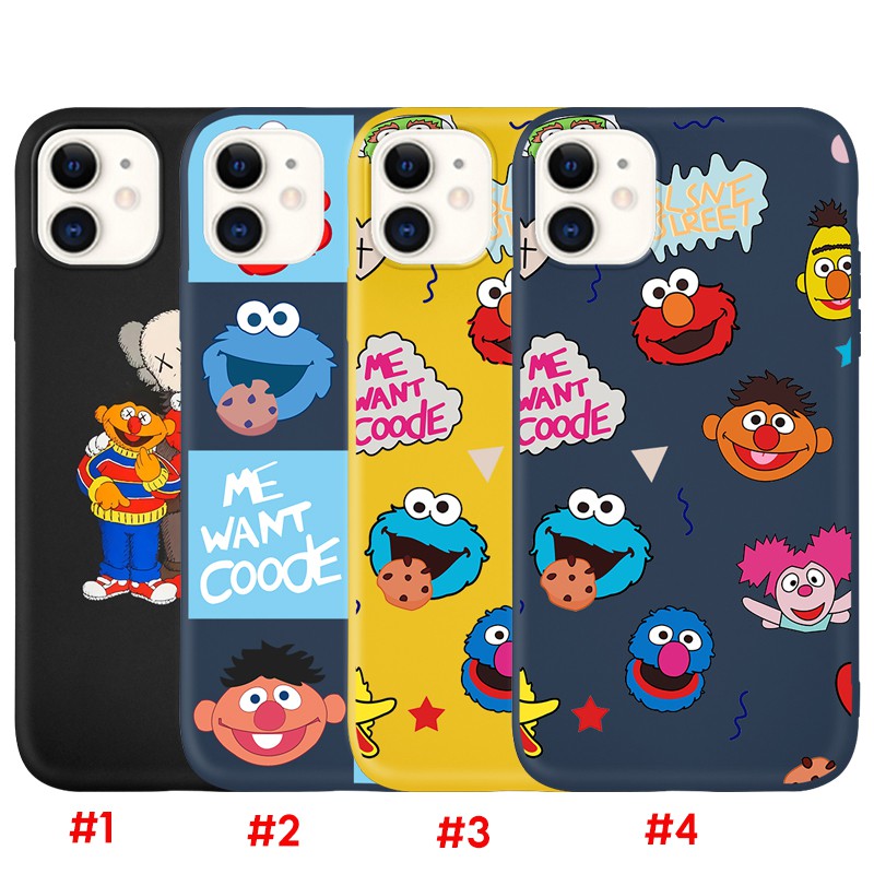 Ốp điện thoại in hình Sesame ngộ nghĩnh cho iPhone 6 6Plus 6S 6splus 7 7Plus 8 8Plus X XS XR XSMAX 11 11PRO 11promax SE(2020) COVER | BigBuy360 - bigbuy360.vn