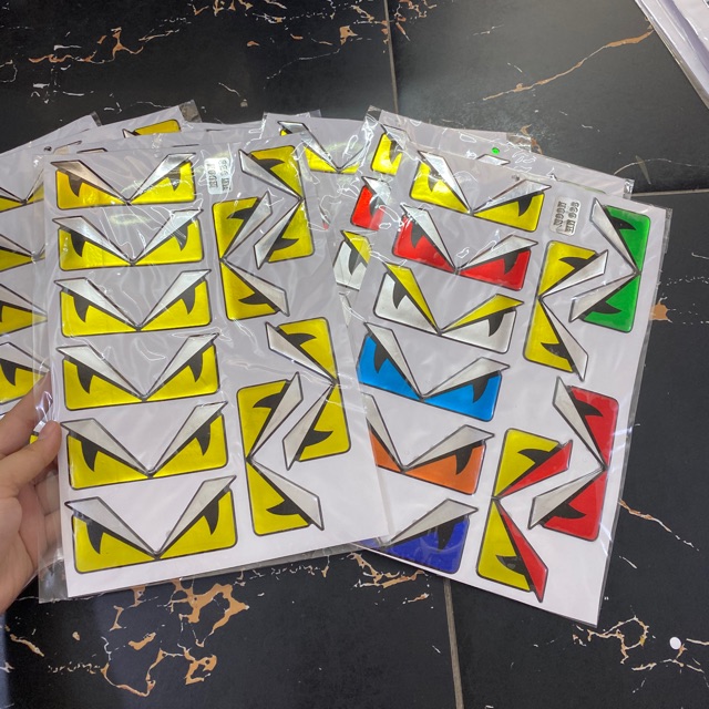 Tem Mắt Fendi phản quang cao cấp