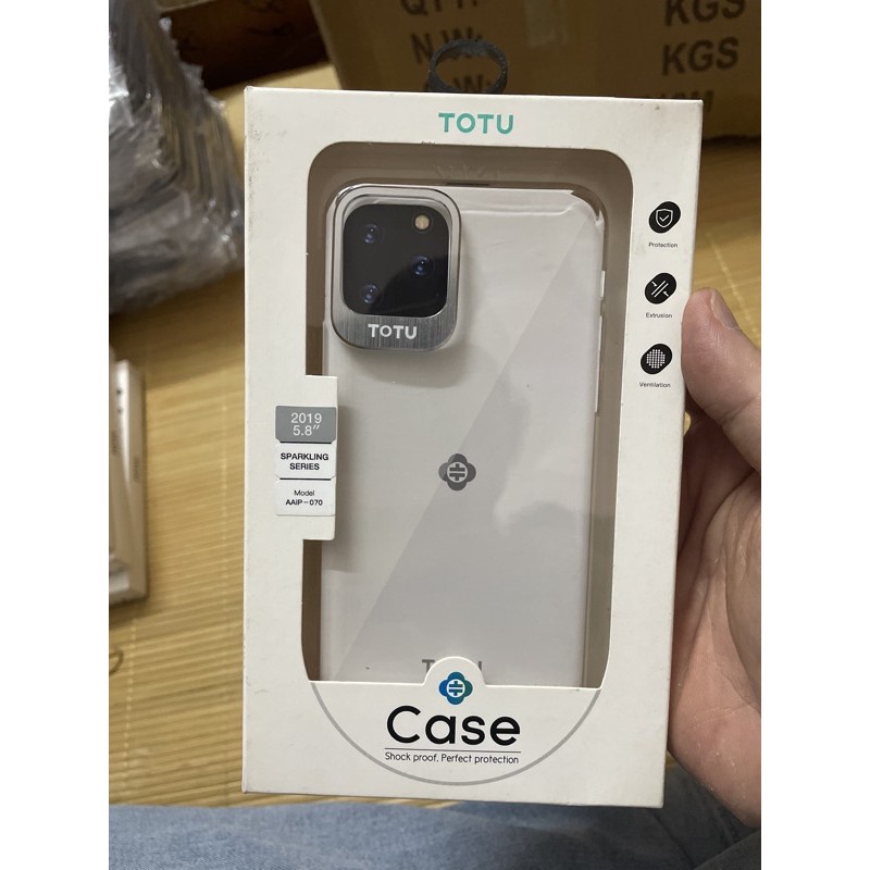 [Sale] ốp lưng totu có viền nhôm bảo vệ camera cho Apple IPhone 11 Pro 5.8 inch