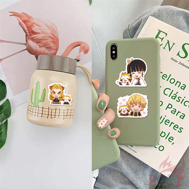 ❉ Demon Slayer Q-1 Anime Stickers ❉ 40Pcs/Set DIY Decals Stickers for Album Diary Laptop Scrapbooks Skateboard