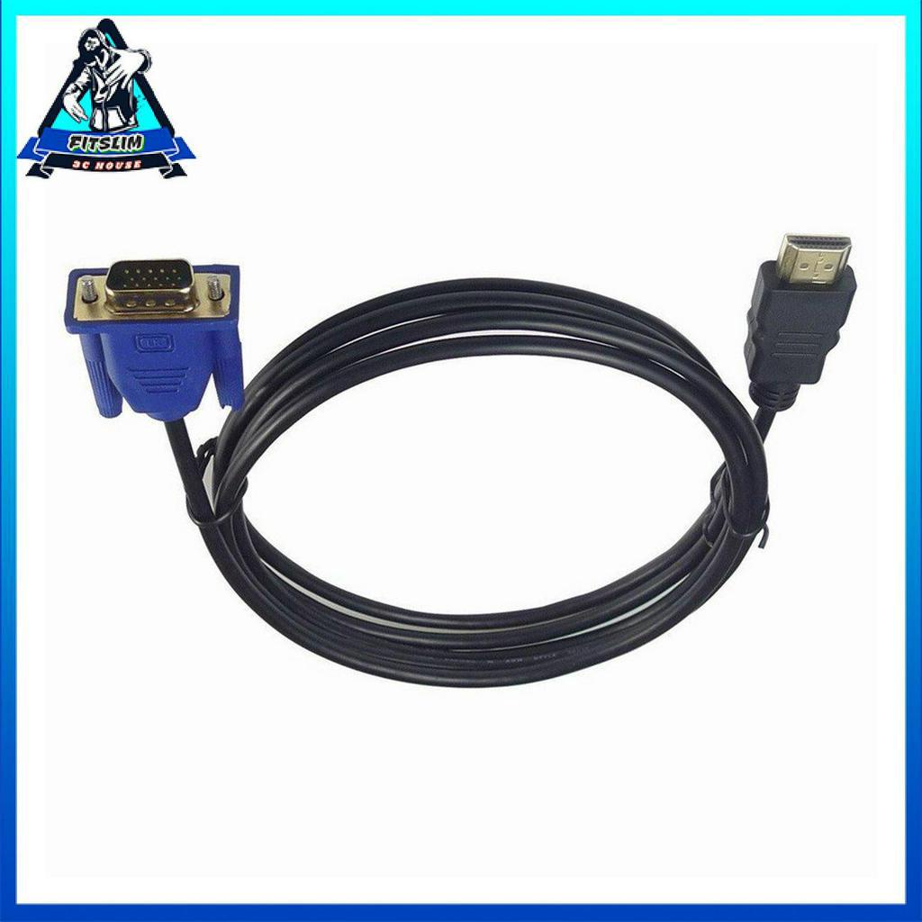 Cáp chuyển đổi HDMI sang VGA cho PC máy tính xách tay máy tính bảng độ phân giải cao