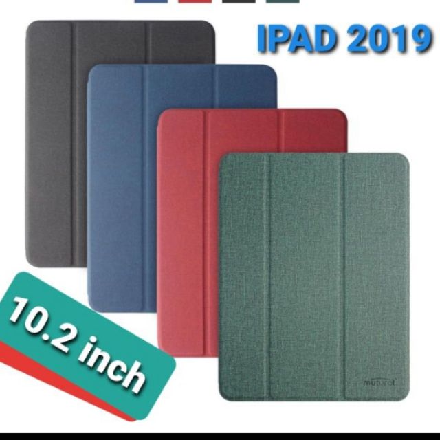 Bao da Mutural cho iPad 10.2 inch ( Gen 7 ) 2019 /Gen 8 2020 có khay để bút dẻo chống sốc