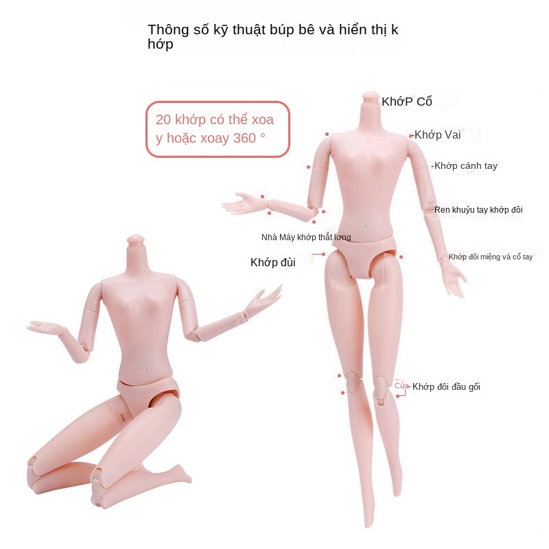 Lông mi giả 3D Búp bê dài 30 cm Barbie Ttd256