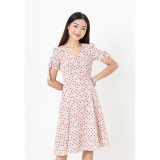 De Leah - Đầm Xoè Cúc Trai - Thời trang thiết kế